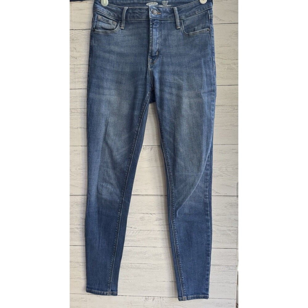 OLD NAVY ROCKSTAR SUPER SKINNY HIGH RISE DENIM JEANS WOMENS SIZE 2